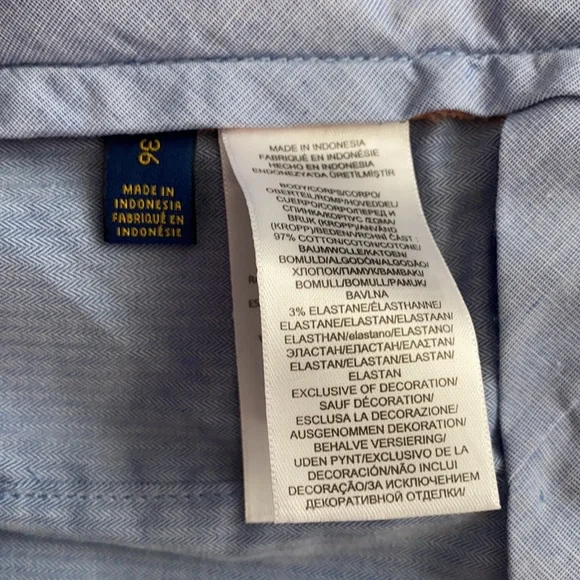 New! Polo Ralph Lauren Strech Slim Fit Pants - Picture 7 of 7